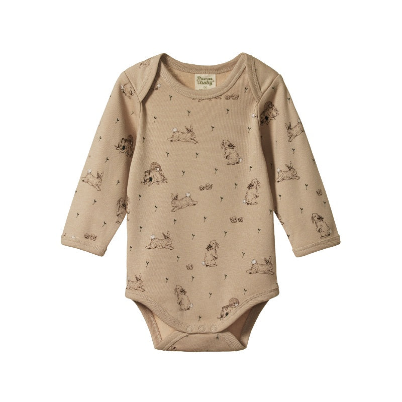 Nature Baby LS Bodysuit - Forest Friends