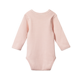 Nature Baby LS Bodysuit - Rose Bud Stripe