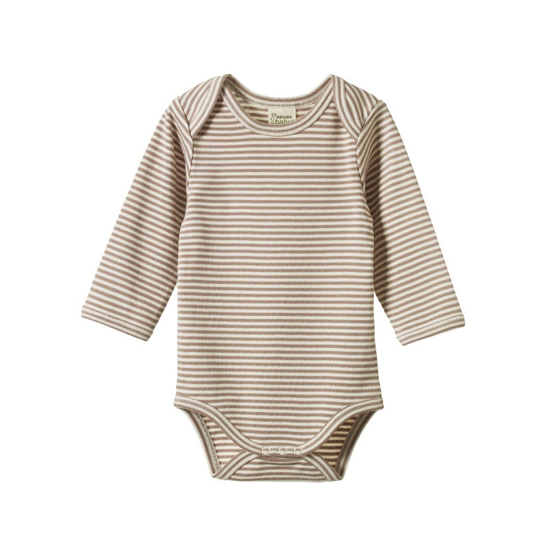 Nature Baby LS Bodysuit - Sparrow Stripe