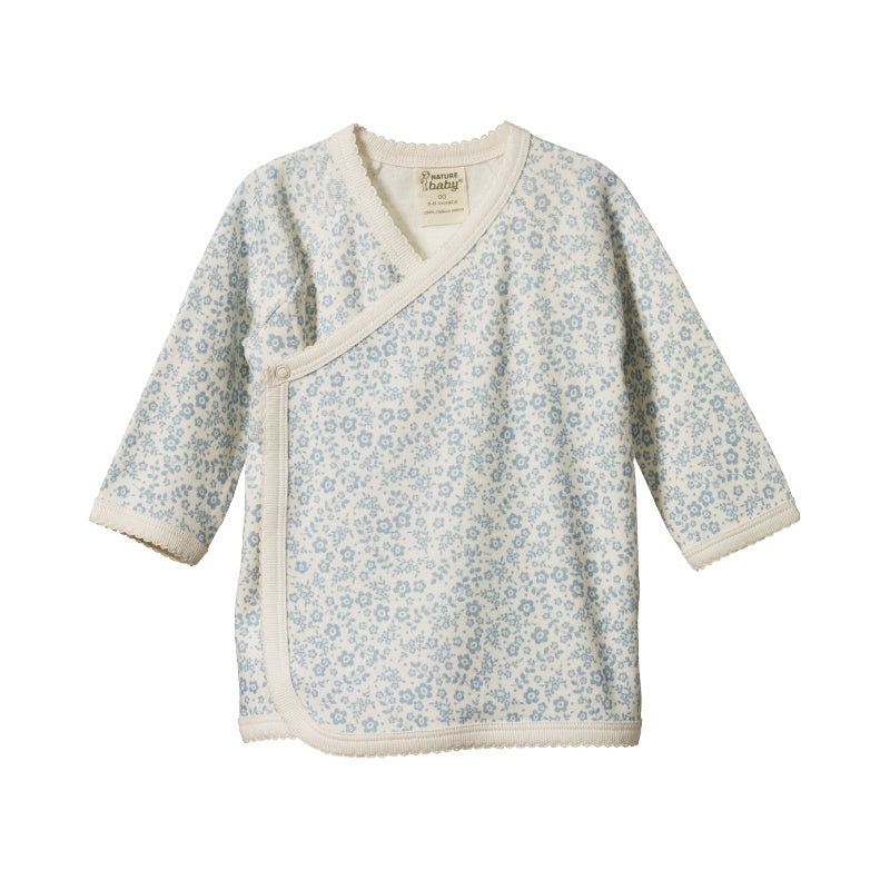 Nature Baby Kimono Jacket - Daisy Belle Blue