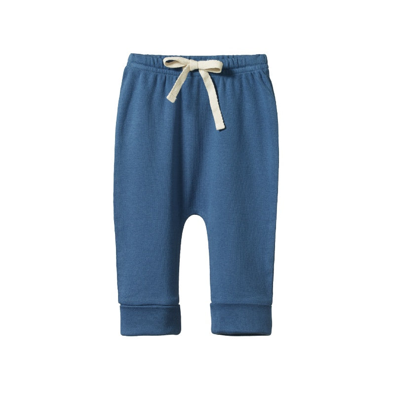 Nature Baby Drawstring Pants - Indigo