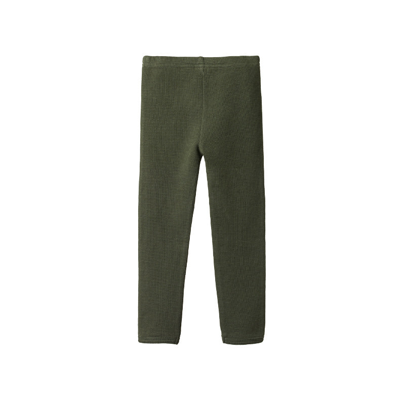 Nature Baby Selby Waffle Pants - Thyme