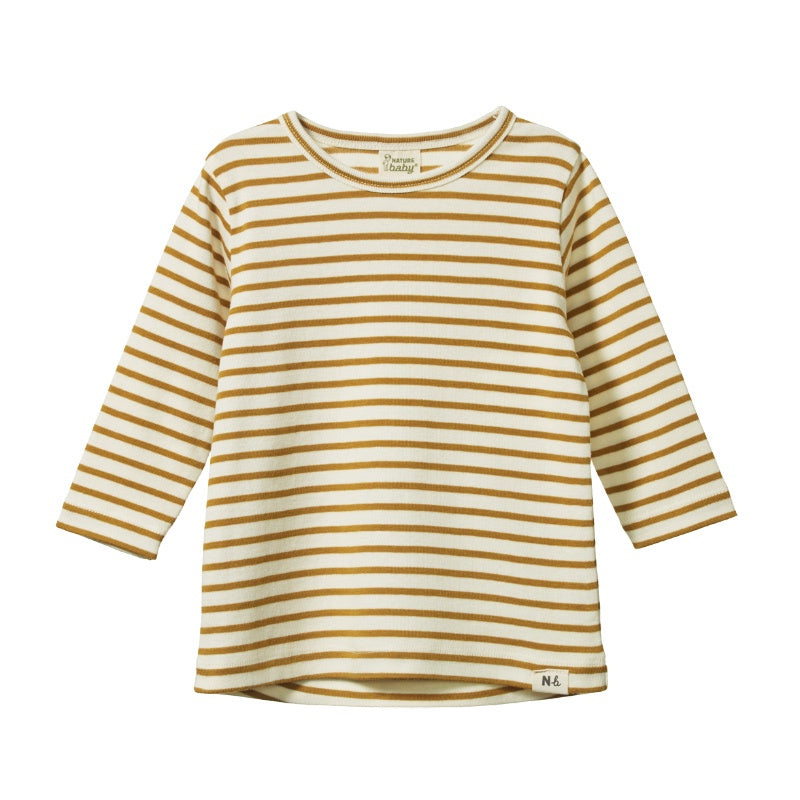 Nature Baby LS River Tee - Palm Sailor Stripe