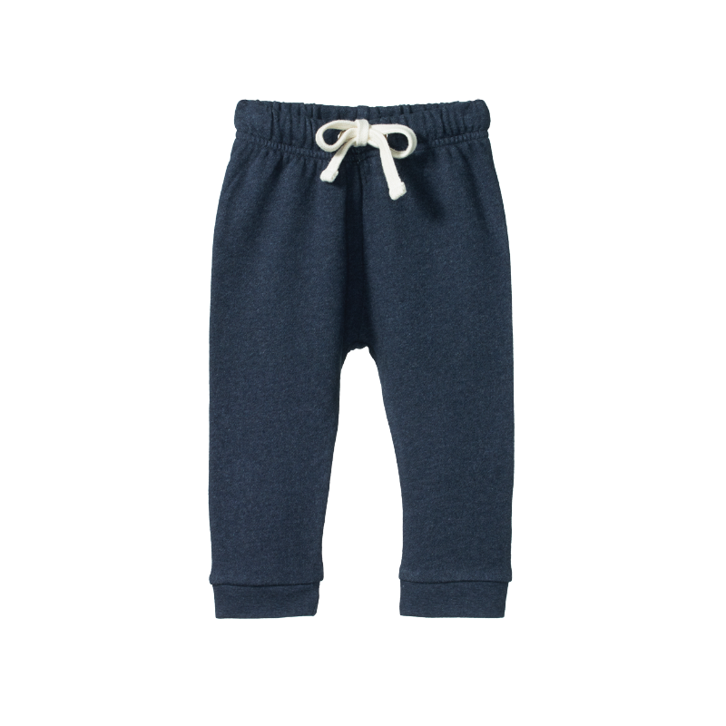 Nature Baby Sunday Track Pants - Navy Marl