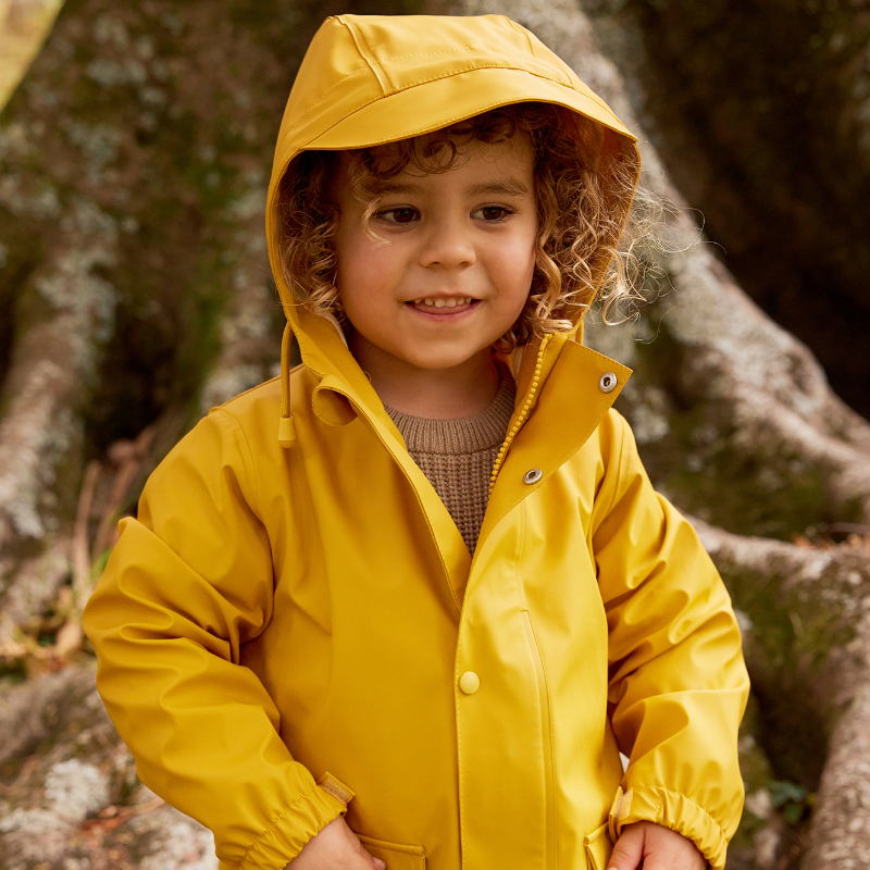 Nature Baby Raincoat - Saffron