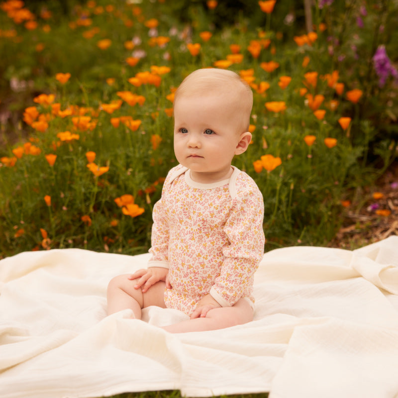 Nature Baby LS Bodysuit - Daisy Belle