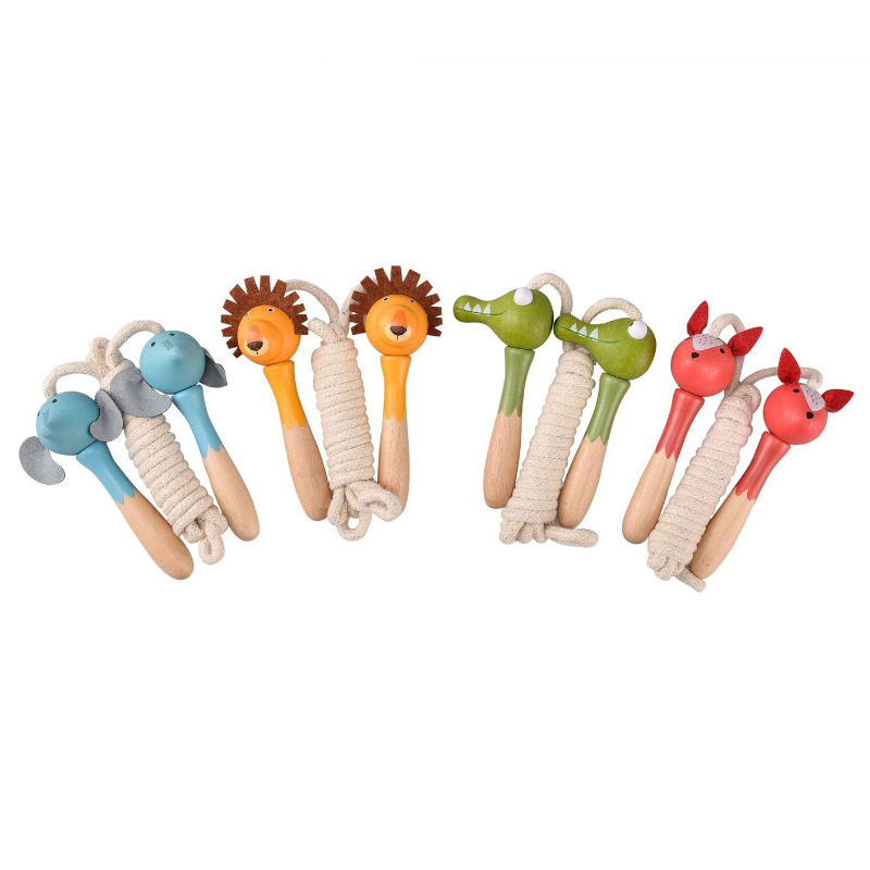 Wooden Skipping Rope Jungle - Elephant