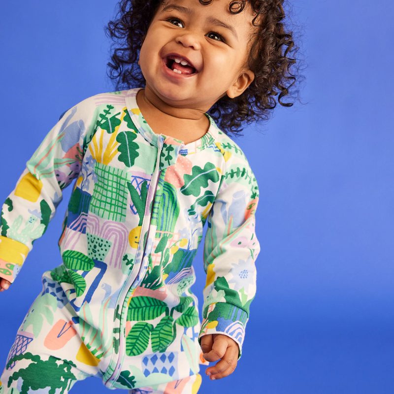 Halcyon Nights LS Zip Suit - Nursery Rhyme