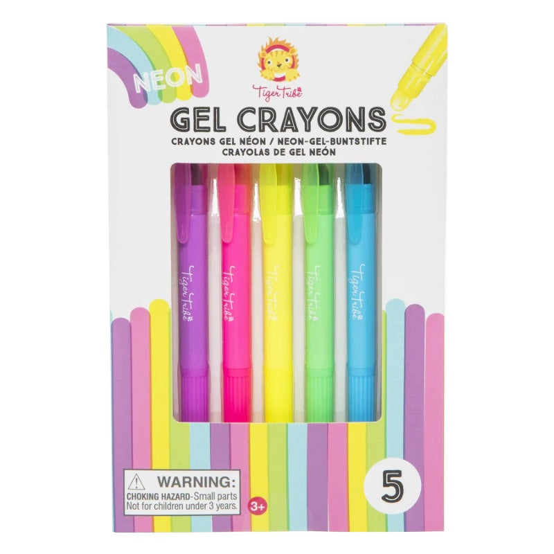 Tiger Tribe Neon Gel Crayons