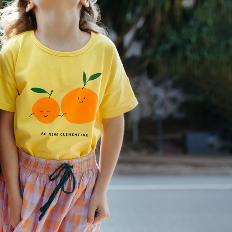 Olive & The Captain Be Mine Clementine Relaxed Tee