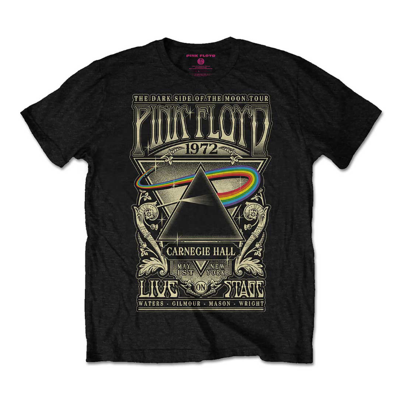 Pink Floyd T-Shirt - Carnegie Hall Poster