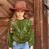 Peggy Verity Top - Khaki