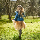 Peggy Velvet Dress - Tapioca
