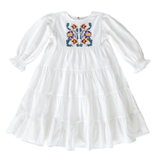 Peggy Hettie Dress - White