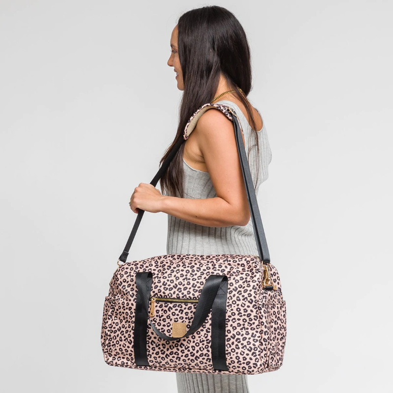 Pretty Brave Stella Baby Bag - Leopard