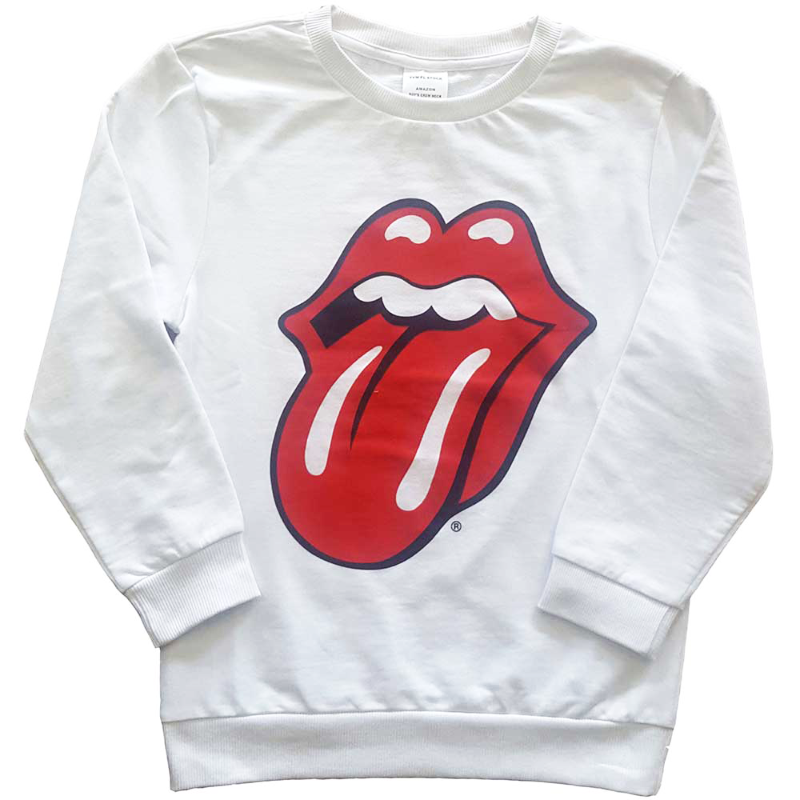 The Rolling Stones Classic Tongue Sweatshirt - White
