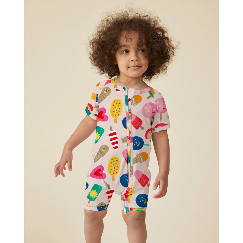 Halcyon Nights SS Zip Suit - Sweet Dreams