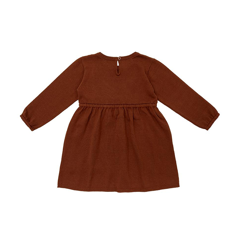 Miann And Co Knit Dress - Rust