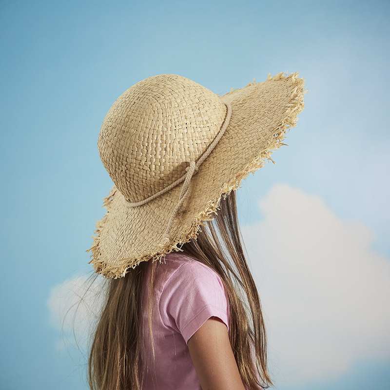 Acorn Wide Brim Straw Hat - Ziggy
