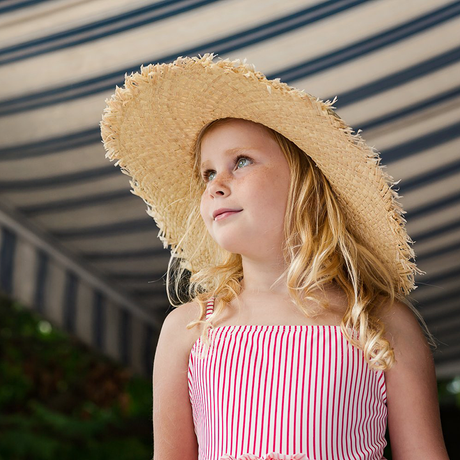 Acorn Wide Brim Straw Hat - Ziggy