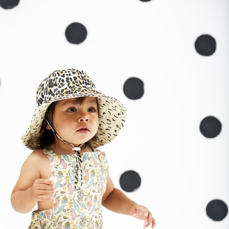 Acorn Floppy Hat - Leopard