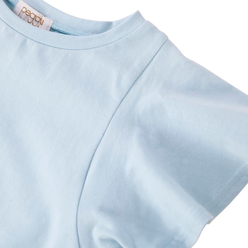 Peggy Belle Tee - Blue Aqua