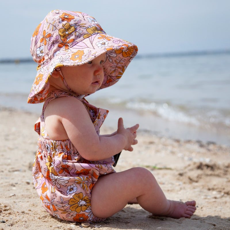 Acorn Romper - Betty Peach