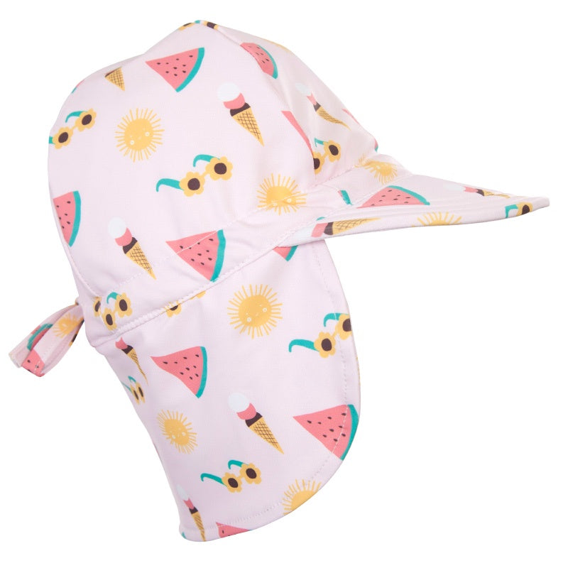 Acorn Swim Flap Cap - Beach Days