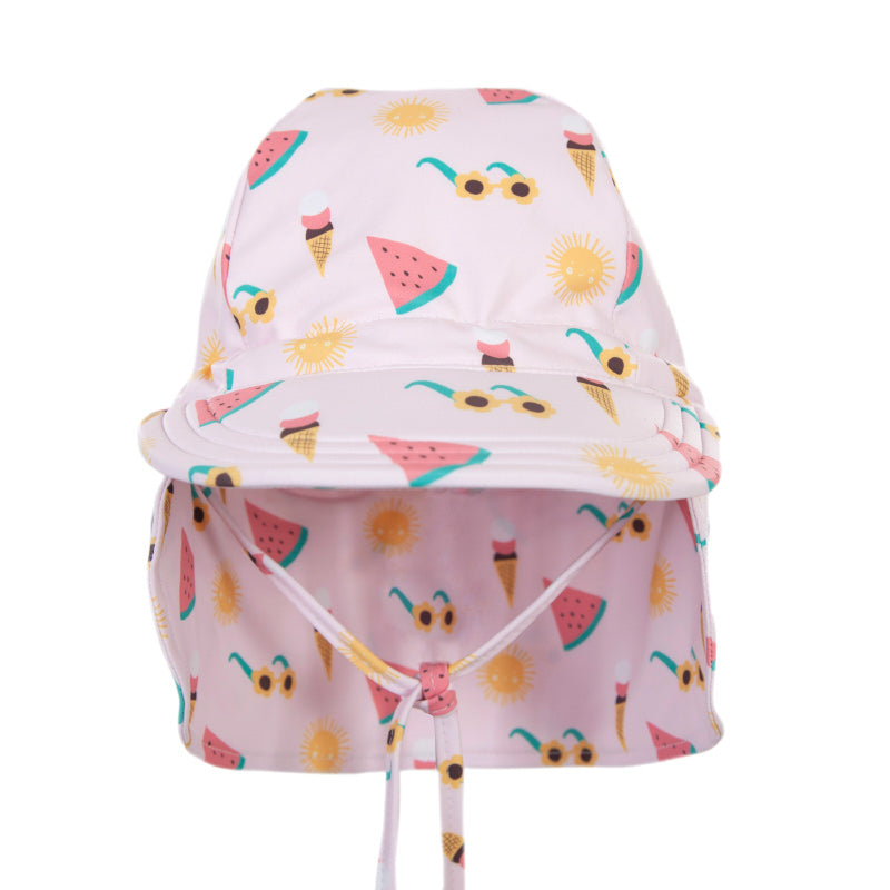 Acorn Swim Flap Cap - Beach Days