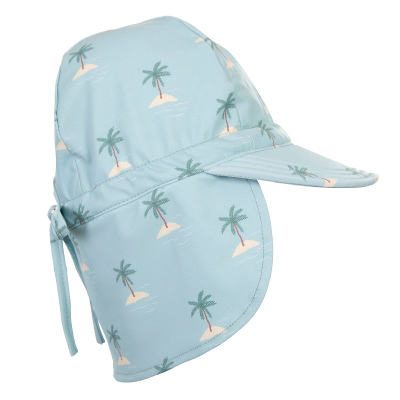 Acorn Swim Flap Cap - Island