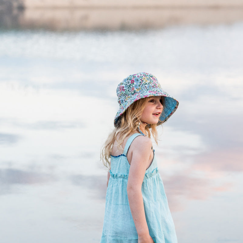 Acorn Bucket Hat - Pippa Cream Floral