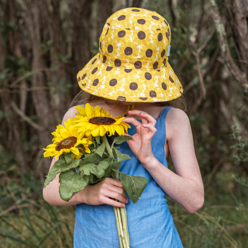 Acorn Bucket Hat - Ukraine Fundraising Sunflower