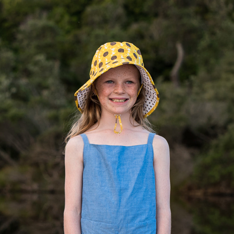 Acorn Bucket Hat - Ukraine Fundraising Sunflower