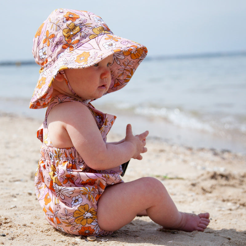 Acorn Romper - Betty Peach