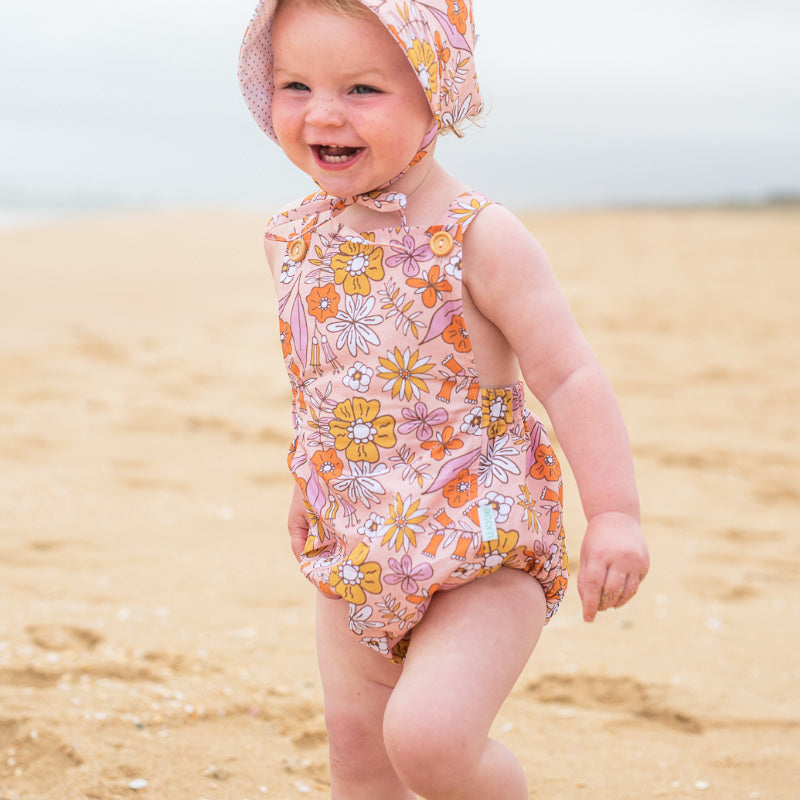 Acorn Romper - Betty Peach