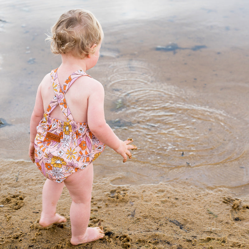 Acorn Romper - Betty Peach