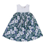 Peggy Poppie Dress - Dahlia Print Blue