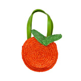 Acorn Straw Bag - Clementine