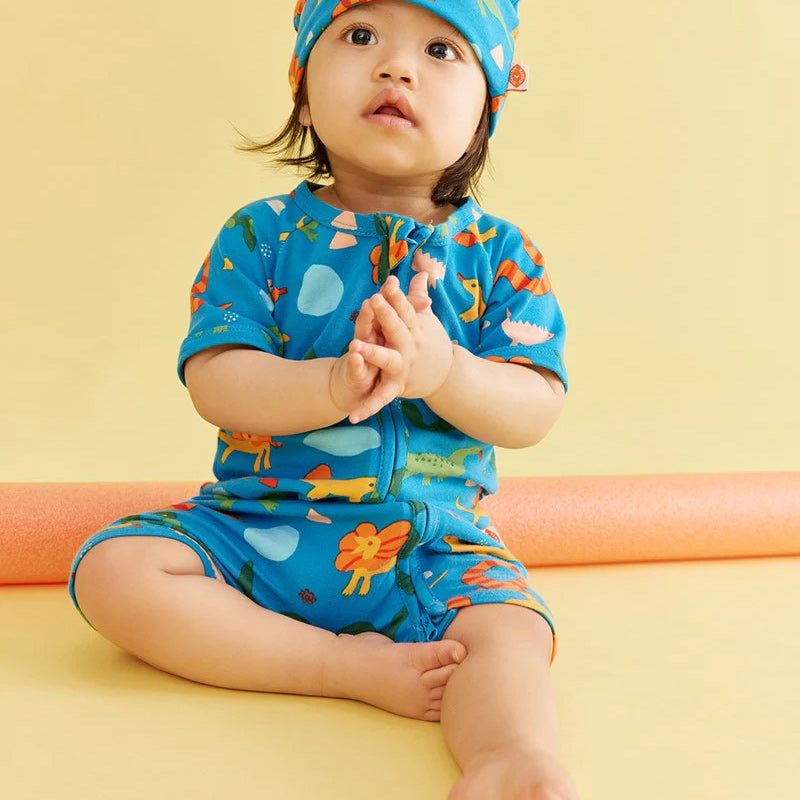 Halcyon Nights SS Zip Suit - Rocky Road