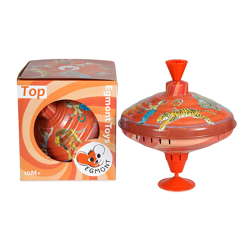 Egmont Large Spinning Top - Circus