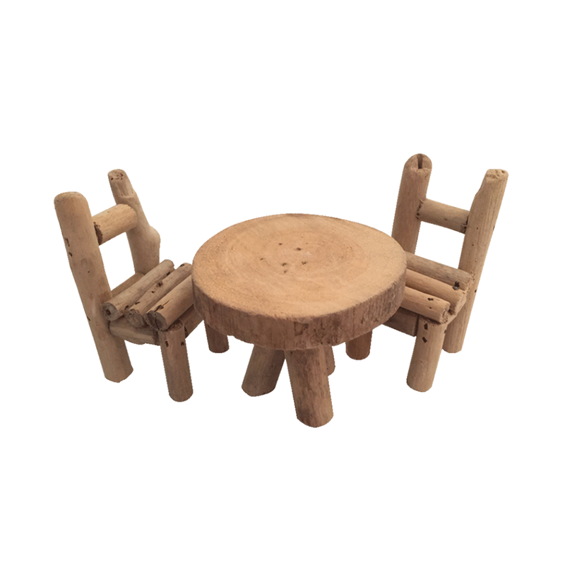 Woodland Furniture 2 Chairs + Table