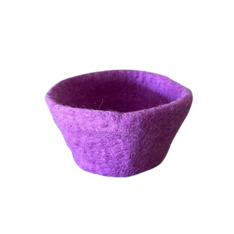 Felt Bowl - Purple