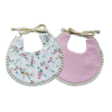 Josie Joan's Pom Pom Bib - Rosie