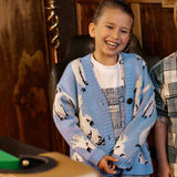 Goldie And Ace Cam Cockatoo Cardigan - Blue
