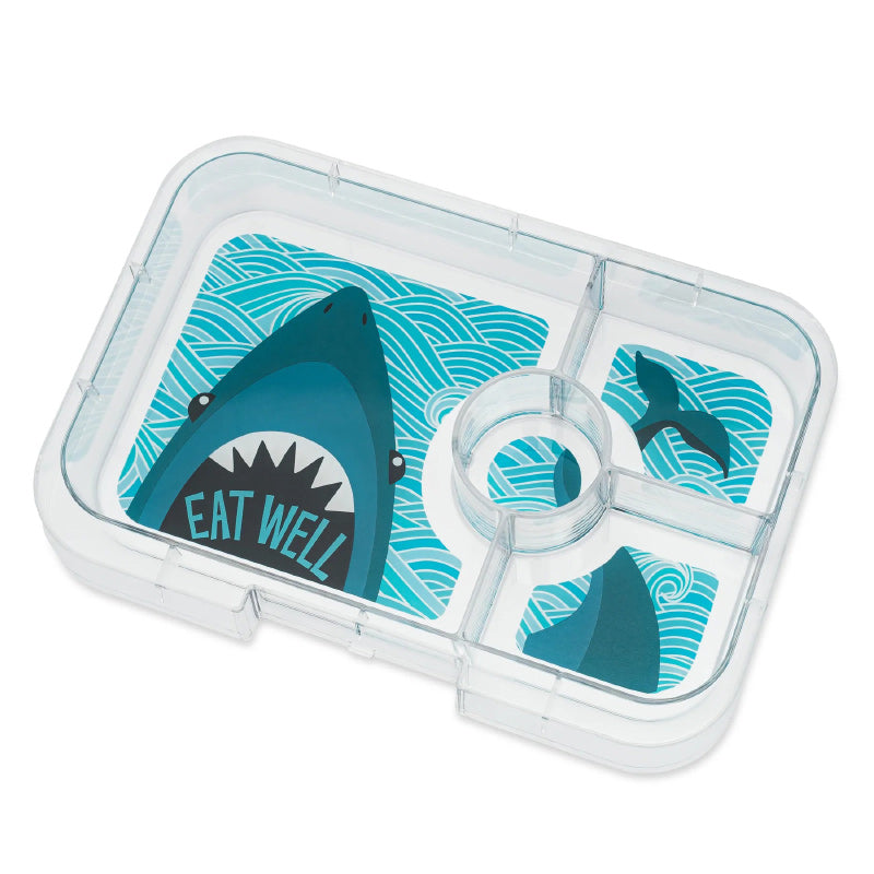 Yumbox Tapas 4C - True Blue Shark Tray