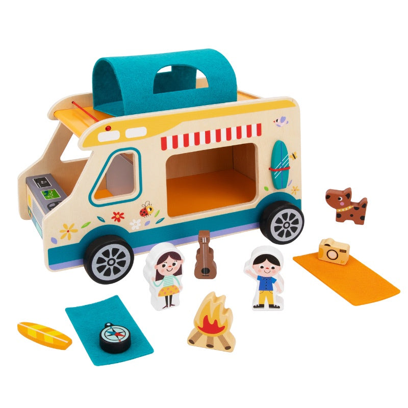 Camping RV Caravan Playset