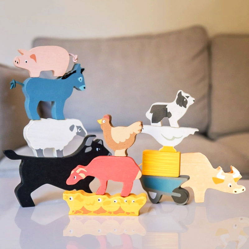 Stacking Faryard Animals With Bag