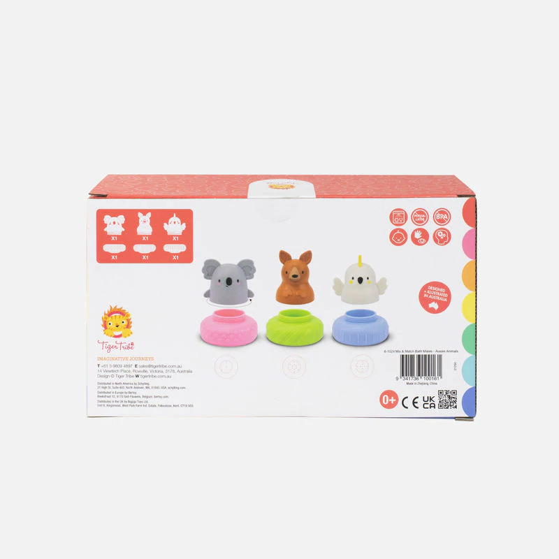 Mix And Match Bath Mates - Aussie Animals