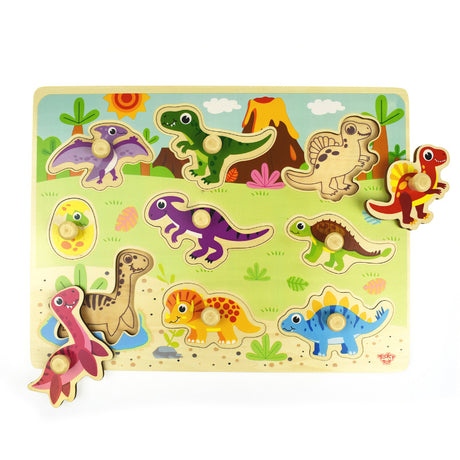 Dinosaur Peg Puzzle