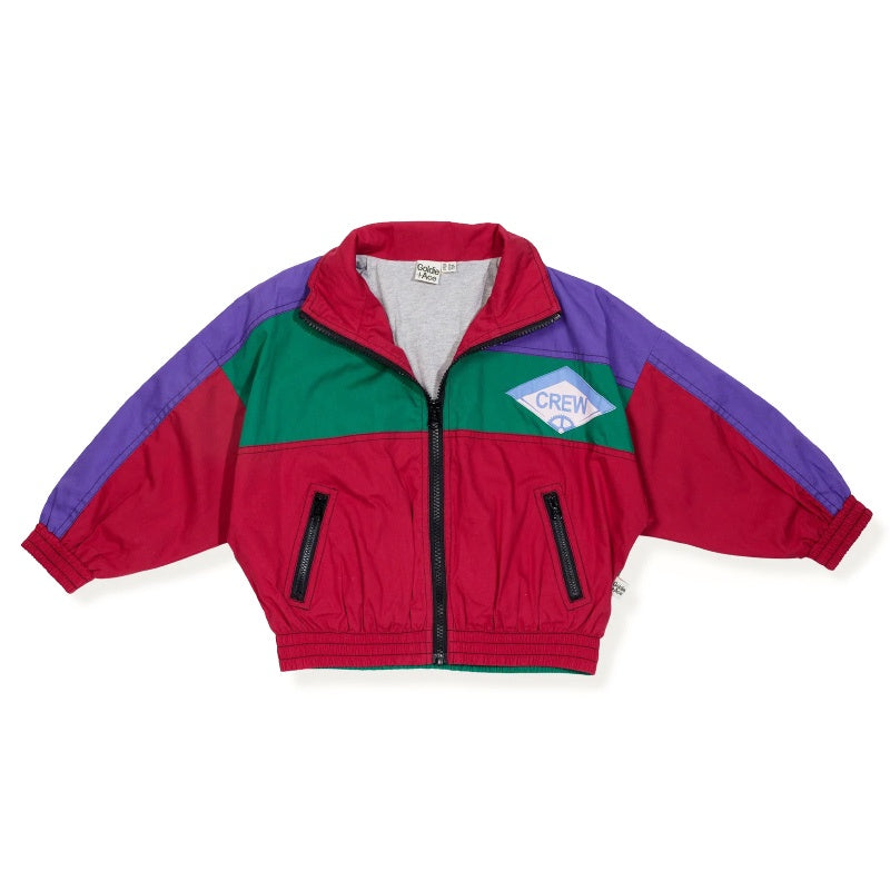 Goldie And Ace Tournament Zip Up Jacket - Red/Green